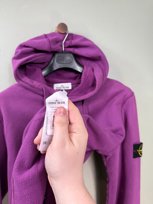 Stone Island Purple Hoodie