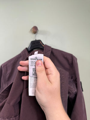 Stone Island Burgundy Overshirt