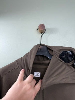 C.P. Company Khaki Goggle Hoodie