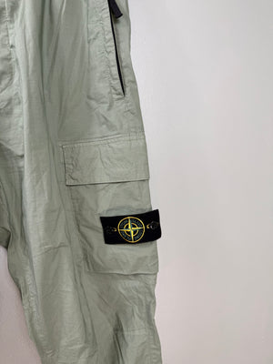 Stone Island Green RE-T Cargo Bottoms