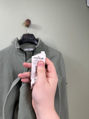 Stone Island Khaki 1/4 Zip Jumper