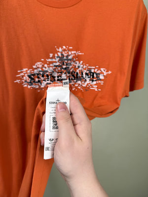 Stone Island Orange T-Shirt