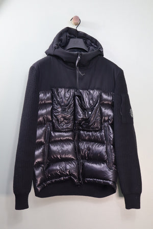 C.P. Company Black D.D Shell Down Knit Jacket