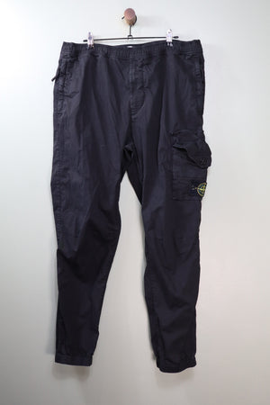 Stone Island Black RE-T Cargo Bottoms