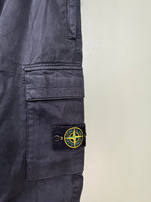 Stone Island Black RE-T Cargo Bottoms