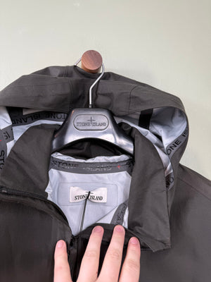 Stone Island Black Jaquard Marina Down Jacket