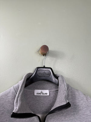 Stone Island Grey 1/4 Zip Jumper
