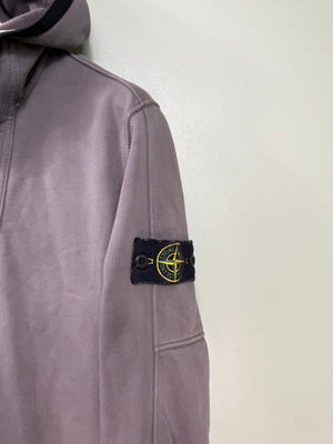 Stone Island Slate Grey 1/4 Zip Hoodie