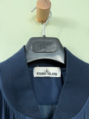 Stone Island Navy Skin Touch Bomber Jacket