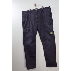 Stone Island Black RE-T Cargo Bottoms