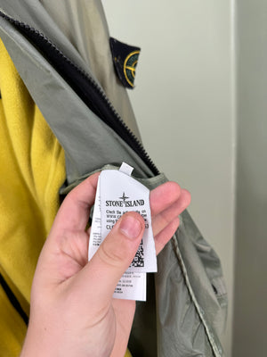 Stone Island Khaki Lamy Velour Jacket