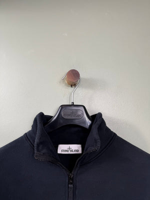 Stone Island Black 1/4 Zip Jumper