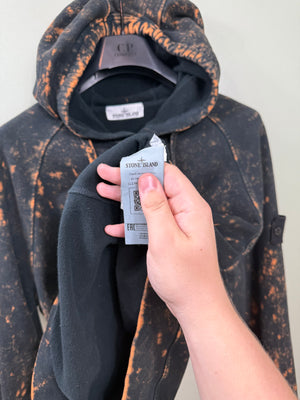 Stone Island Black Ovo Dye Hoodie