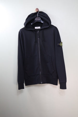 Stone Island Black Zipped Hoodie