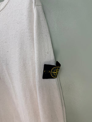 Stone Island Beige Knit Jumper