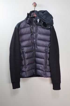 C.P. Company Black D.D. Shell Knit Down Jacket
