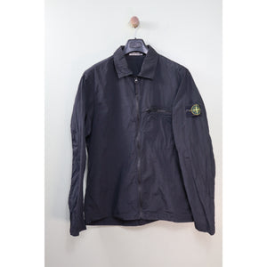 Stone Island Black Nylon Metal Overshirt
