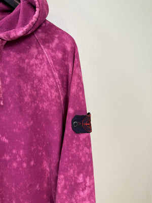 Stone Island Purple Ovo Dye Hoodie