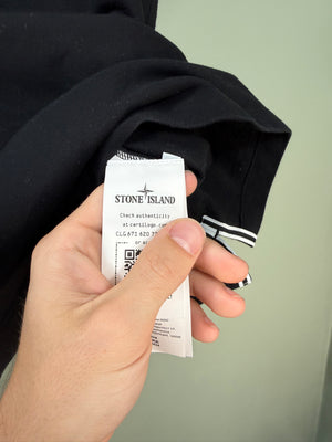 Stone Island Black Polo Shirt