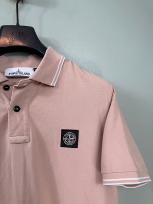 Stone Island Beige Slim Fit Polo