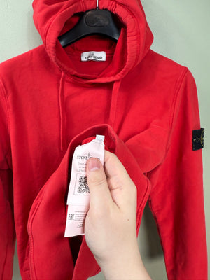 Stone Island Red Hoodie