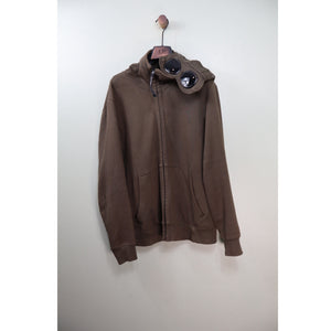 C.P. Company Khaki Goggle Hoodie