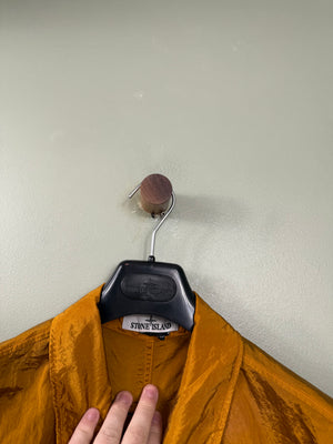 Stone Island Orange Nylon Metal Overshirt