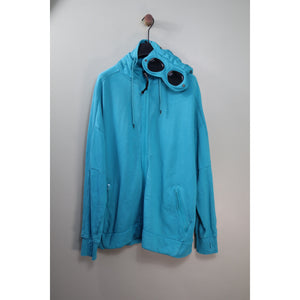 C.P. Company Blue Goggle Hoodie