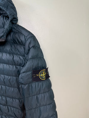 Stone Island Dark Green Micro Yarn Down Jacket