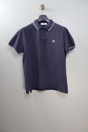 Stone Island Navy Polo Shirt
