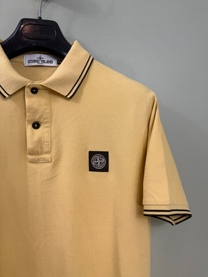 Stone Island Yellow Slim Fit Polo
