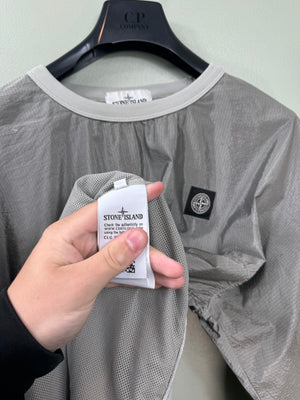 Stone Island Grey Nylon Metal Jumper