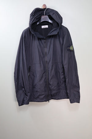 Stone Island Black Crinkle Reps Jacket
