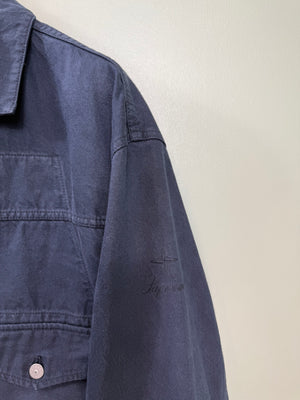 Stone Island x Supreme Navy Bull Denim-TC Jacket