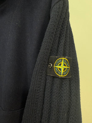 Stone Island Navy Panno Speciale Knit Primaloft Jacket