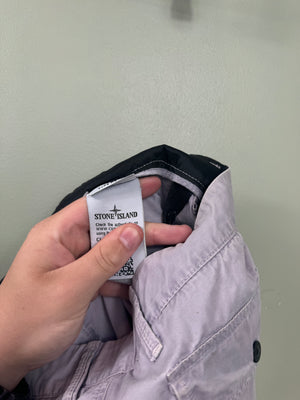 Stone Island Purple RE-T Cargo Bottoms
