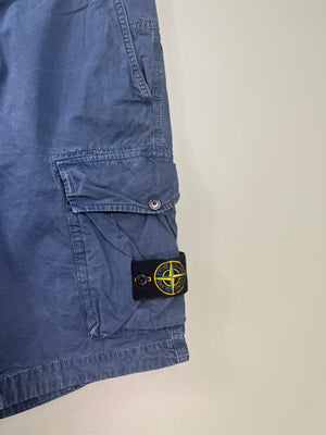Stone Island Blue SL Cargo Shorts