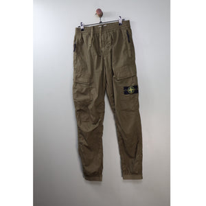 Stone Island Khaki RE-T Cargo Bottoms