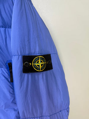 Stone Island Blue Crinkle Reps Jacket