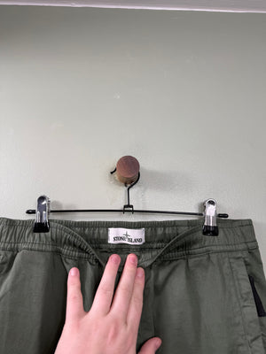 Stone Island Khaki RE-T Cargo Bottoms