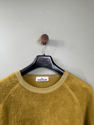 Stone Island Yellow Teddy Fleece Jumper