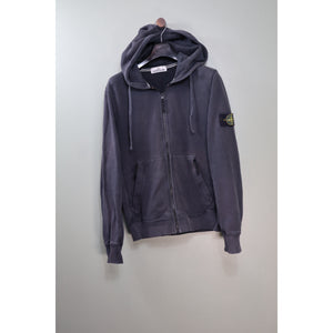 Stone Island Black Zipped Hoodie