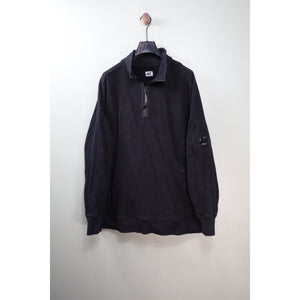 C.P. Company Black 1/4 Zip Jumper
