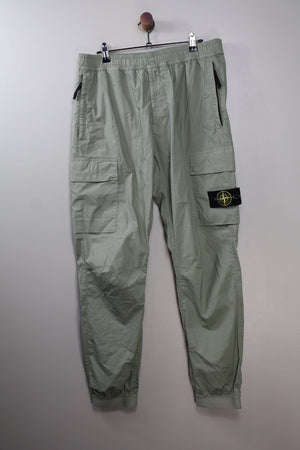 Stone Island Green RE-T Cargo Bottoms