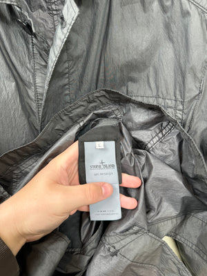 Stone Island Charcoal Grey Mussola Watro Jacket