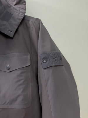 Stone Island Grey Tank Shield Ghost Down Jacket