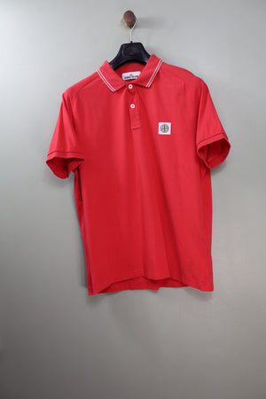 Stone Island Red Polo