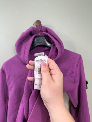 Stone Island Purple Hoodie