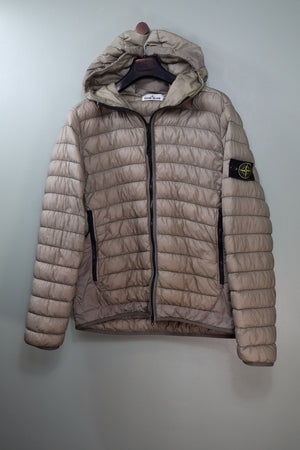 Stone Island Khaki Micro Yarn Down Jacket