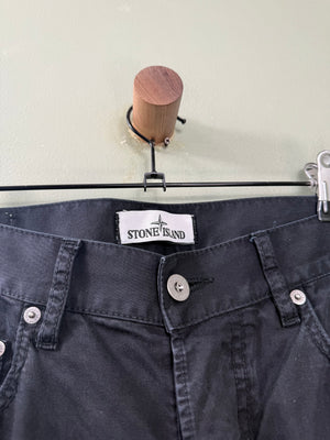 Stone Island SL Black Chino Bottoms